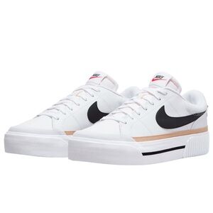 Nike Women's White and Black Sneakers